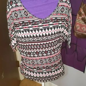 5/$10 rue 21 tribal shirt